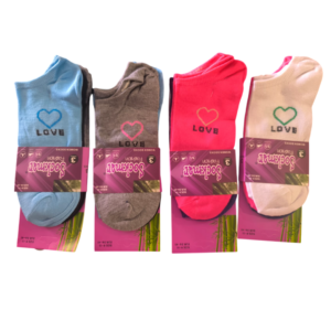 12 pares calcetas cortas tipo soquetes para mujer variedad de colores y diseños EUR 36-41